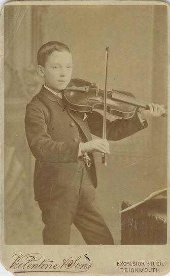 Cousin Willie Yelland, about 1887, England